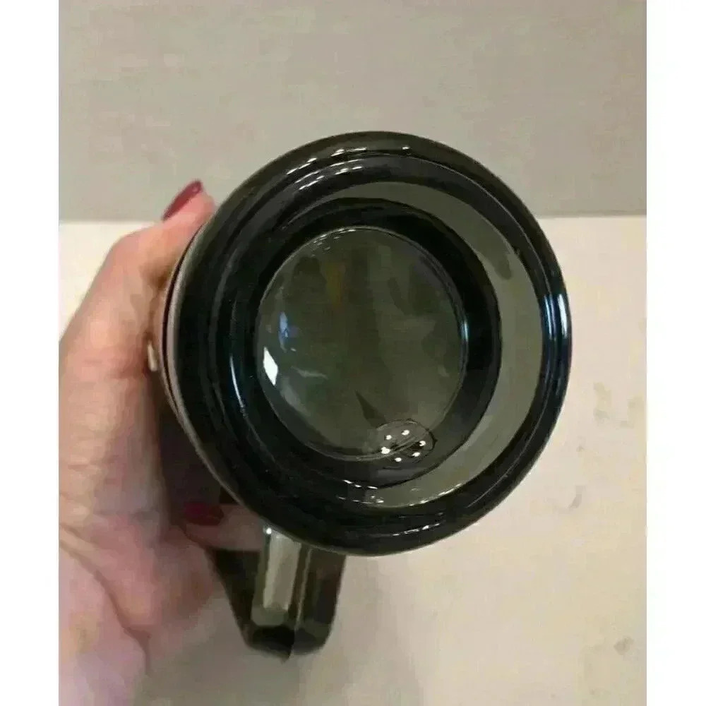 VTG Buffalo Bill Museum Lookout Colorado Beer Smokey Glass Mug Rare Collectible - Picture 3 of 9